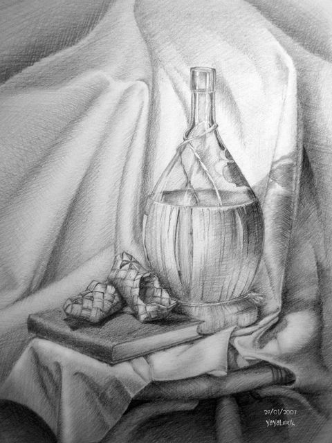 натюрморт с лаптями